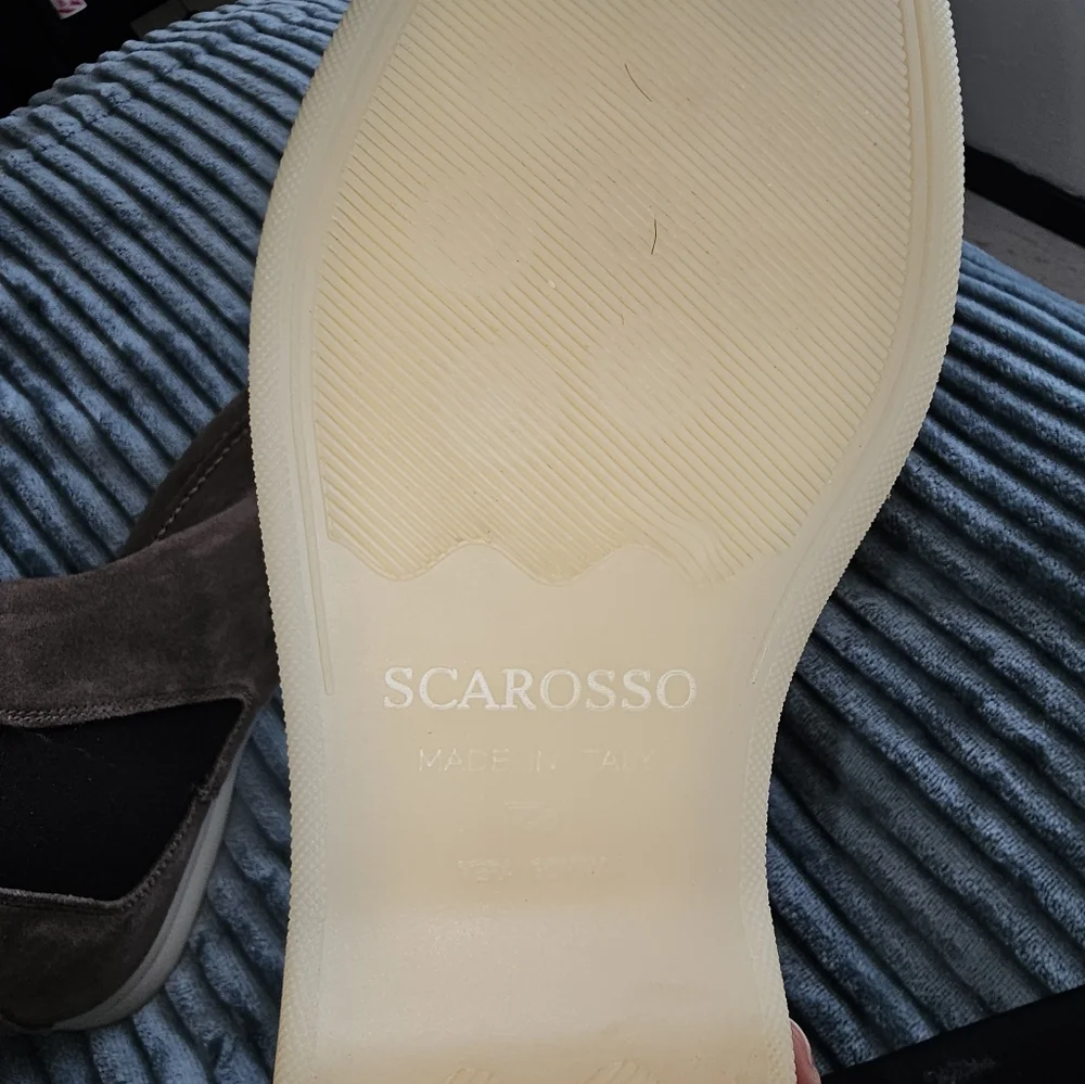 SCAROSSO SUEDE CHELSEA BOOT SZ 37 - Picture 7 of 7